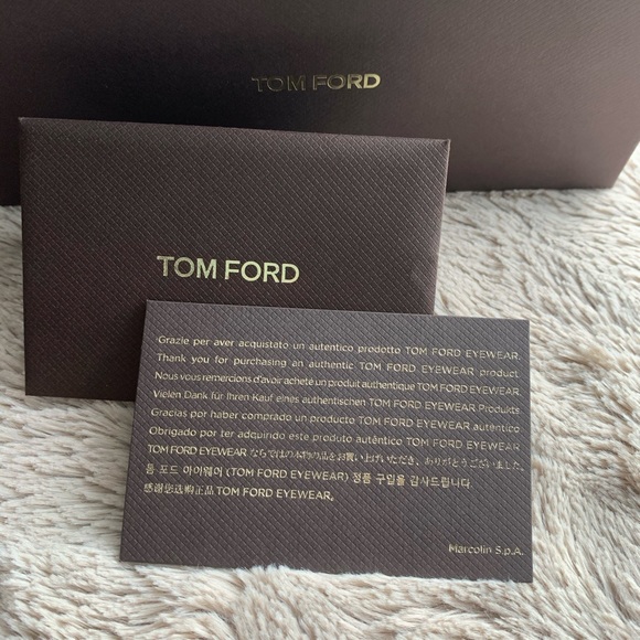 TOM FORD BLUE BLOCK SOFT RECTANGLE FRAMES - Picture 7 of 8